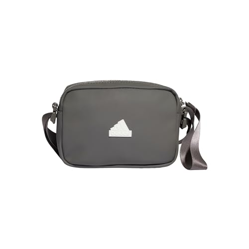 adidas Femme Essentials Polyurethane Bag, Charcoal/White, One size