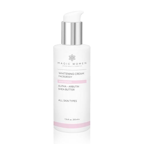 MAGIC WOMEN Original Skin Brightening Gel Cream - 200ml / 7.76floz - For Neck, Face, Armpit, Elbows,