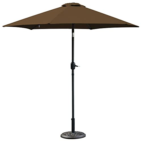 Parasol de terrasse anti UV en aluminium pour bloquer le soleil d'été
