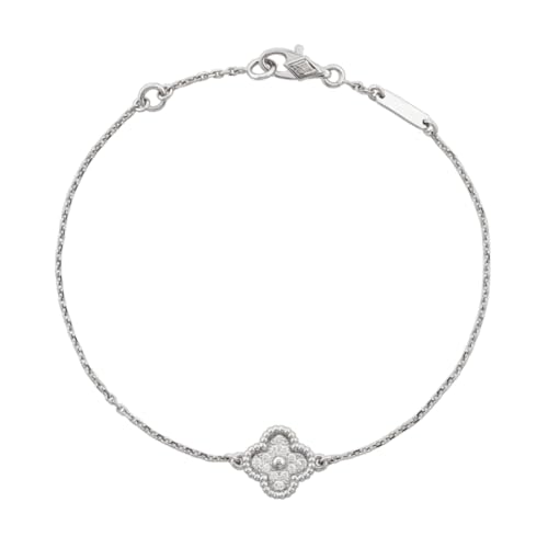 Image of Lucky Charm Clover Bracelet for Women | 925 Sterling Silver with 18K Gold Plating | Adjustable & Anti-Tarnish | Stylish Designer-Inspired Jewelry