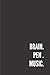 Produktbild Brain. Pen. Music.: Song Writing Journals For Men. Lyric Notebook With Both Manuscript & Lined Paper. 6x9 120 Pages