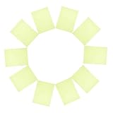 10 Pezzi Filtro di Luce Gel Trasparente in PVC 0,3mm Giallo