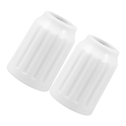 Soporte de barra de elevación PRETYZOOM para ventilador de suelo con tuerca blanca de 2 piezas 2