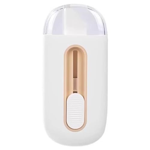 Cuchillo Multiusos Portátil de Cerámica, Cortador de Sobres Telescópico Compacto, con Bloqueo Automático Multinivel, Ideal for La Oficina y El Hogar(White)