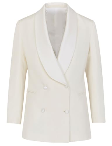 Blazer de costume femme double boutonnage pour silhouette structurée