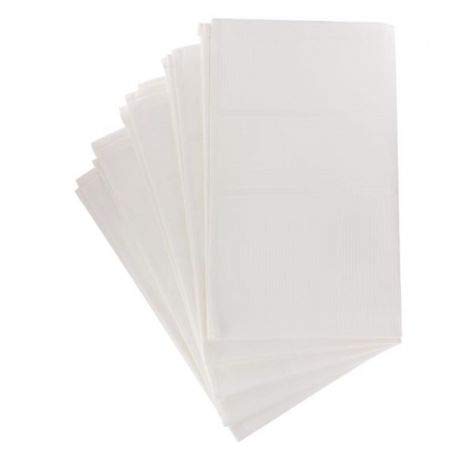 LOT de 6 TORCHONS à Broder Point de Croix Coloris Blanc 70 x 44 cm