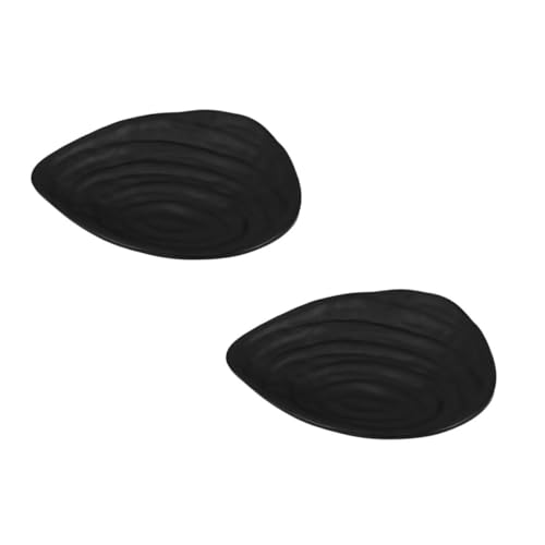 2 Platos Sushi Negros PRETYZOOM miniatura 1