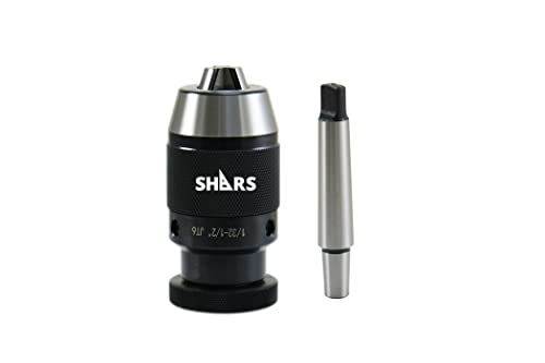 Image of Shars 1/32-1/2" JT6 Heavy Duty Keyless Drill Chuck & MT3 Arbor Shank 202-5015+1328 New [6