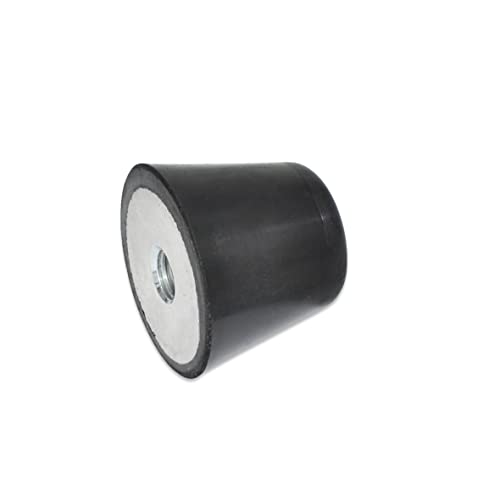 Ganter Normelemente Stop Buffer with Internal Thread, GN 253-50-M10-55, Outer Diameter d1: 50 mm, Thread Diameter d2: M10, Pack of 1