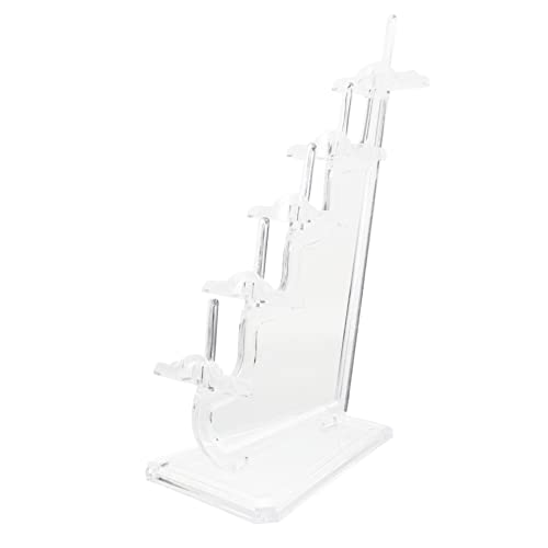 Ciieeo Detachable 5-tier Acrylic Glasses Display Stand Sleek Design for Home Store