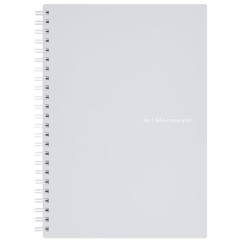 Maruman MNEMOSYNE cuaderno A5 evita traspaso de tinta con hojas de 7 mm gris