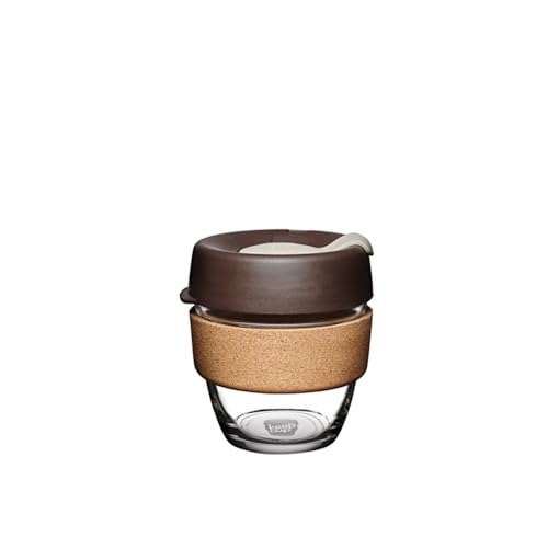 KeepCup Brew Reisebecher, Kork-Edition, ca. 240 ml, Farbe Mandelbraun