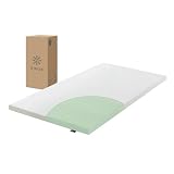 ZINUS 低反発 マットレス シングル 厚さ 5cm Green Tea 緑茶成分 抗菌 防臭 体圧分散 メモリーフォーム やわらかめ 敷布団 マットレスパッド 天然由来成分 寝返りサポート | 圧縮梱包 ベッド ジヌス | 日本正規品 PRMF