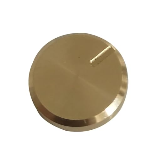 3Pcs Brass Knob Caps for Fisher Tube Amplifiers 400-800B/C