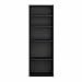FURINNO JAYA Simply Home 5-Shelf Bookcase, 5-Tier, Black