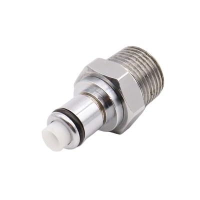 Raccordo rapido in rame femmina per tubo industriale (filettatura femmina BSPT, 0,6 cm)