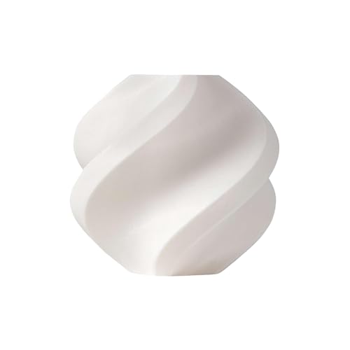 Image of Bambu Lab ABS White Color Filament with Spool 1.75mm - 1KG High Strength 3D Printer Filament, Impact & Heat Resistant Durable ABS Material, RFID Enabled, Compatible for FDM 3D Printing Machines