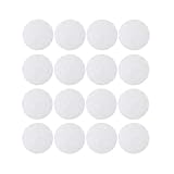 UKCOCO Papel Absorbente de Aceite Alimentario Redondo, Resistente a Altas Temperaturas, 48 Hojas (12 por Paquete, 4 Paquetes), Filtro para Cocina y Horneado, Adecuado para Freír, Hornear