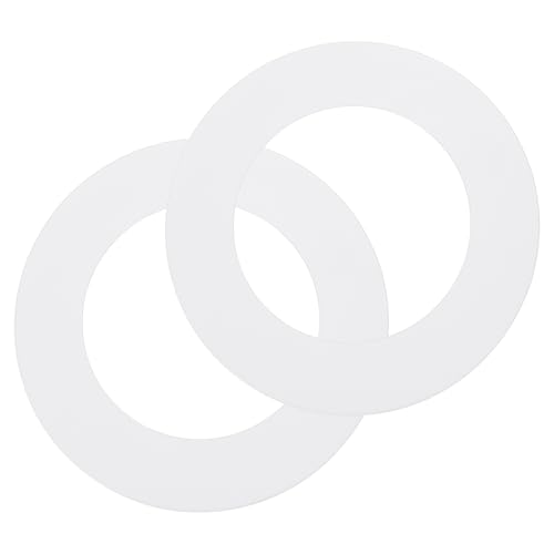uxcell 2pcs Goof Rings for 4" Recessed Lights 4.25"x6.8" Goof Trim Ring