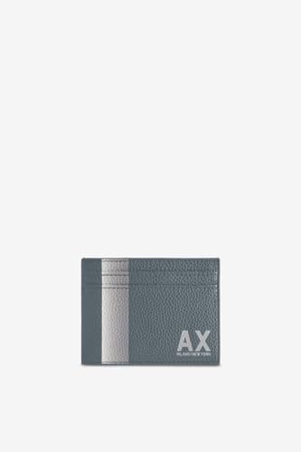 Armani Exchange Men's Color Block Ax Cardcase Credit Card Holder