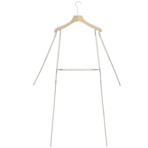 Perchas De Metal con Forma De Cuerpo con Cintura Y Brazos Ajustables Perchas Ropa Doblable for Posar Maniqui Mujer for La Fotografía Ropa Styling Display Perchero for Tiendas(Female)