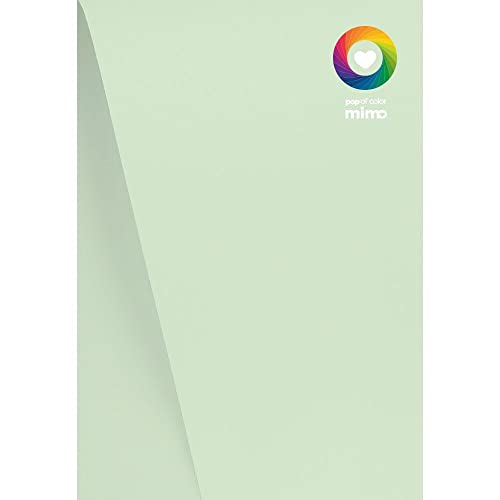 Mimo Papel Color Pop Verde Candy - A4-180 gr - 25 unds - Possui Massa Colorida - Fibras Mais Firmes