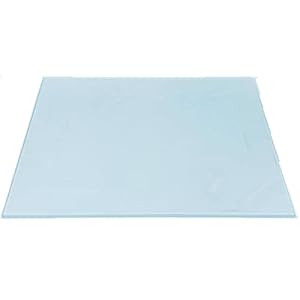 Glas Revolution Satinato Glasplatte 4mm 380x200