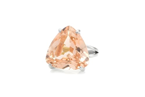 Bague Morganite pierre de naissance de décembre - Cadeau idéal - 5