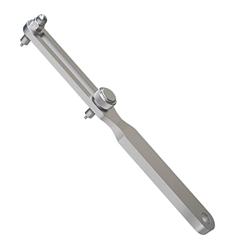 Freejoy Adjustable Back Remover Tool, Wrench Type Case Opener for Watch Repair Kit and Battery Replacement (Round Beak)