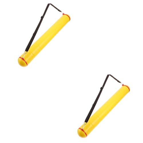NUOBESTY 2pcs Strong and Versatile Poster Tube Telescopic Storage Tube for Artwork Documents Outdoor Transport Shoulder Strap