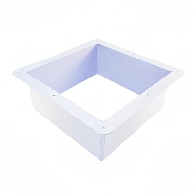 Airtaxi Universal Ceiling Garnish for 14" RV Roof Vent Fan | RV Garnish Trim Ring Replacement | Interior Trim Piece for RV Fan | 5.8" White Roof Trim