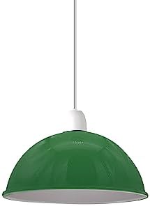 Metal Light Shade for Ceiling Pendant Lights, Retro Industrial Style Non Electric Bulb Guard, Dome Shaped Vintage Lampshades for Kitchen Office Bedroom + Free Reducer Ring (21cm - Black and Gold)