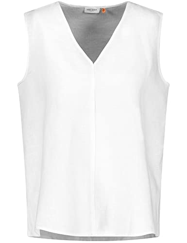 GERRY WEBER Damen 160044-31273 Bluse, weiß/weiß, 48