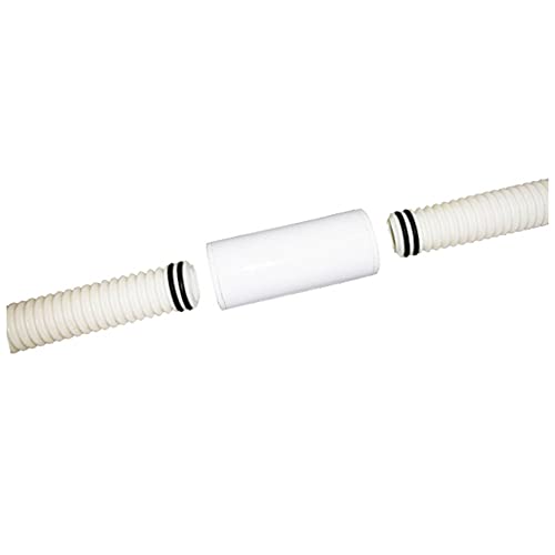 Verbinder/Muffe mit O-Ring für zwei flexible Kondensatschläuche mit Ø 16-18mm, z.B. bei Klimaanlagen