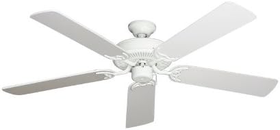 Gulf Coast Fans Bermuda Breeze 52" Contractor Ceiling Fan in Pure White