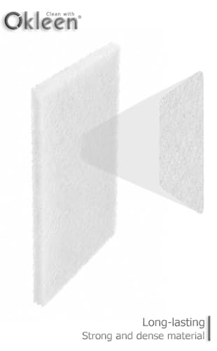 Image of Delicate Scour Pads. Made in Europe. 12 Pack, White, 4 x 6 Inch Odorless General Purposes Scouring Scrubbers for Cleaning Dishes, Cutlery, Kitchen, Household & Outdoor Things