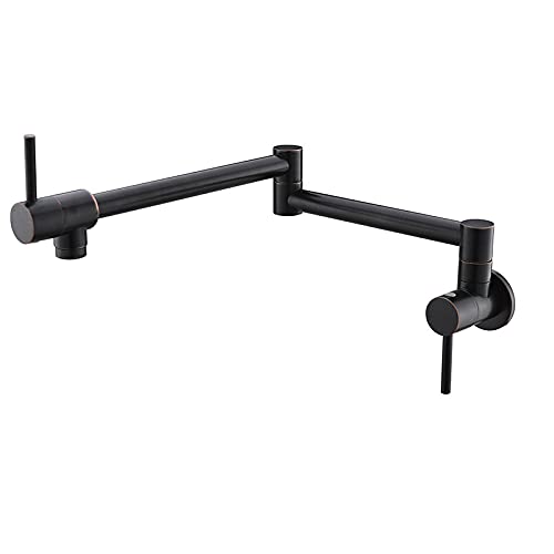 Robinet pliable mural eau froide pour ne plus porter de casseroles lourdes