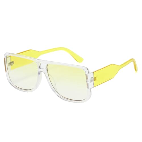 Lunettes de soleil UV400 rétro à verres dégradés et grand pont