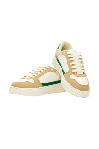 Image of SNITCH Men's Sneakers | Minimalist Solid Pattern Design | PU Synthetic Upper & Durable TPR Outsole, Casual Wear | Lightweight Casual Shoes