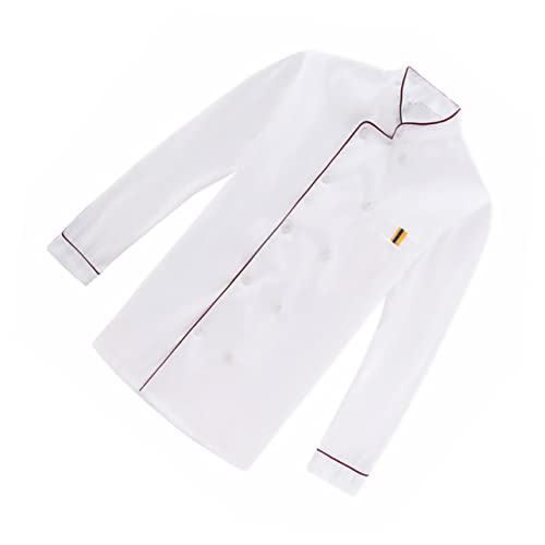 PACKOVE Sleeve Chef Coat for Men Women -splash Work Uniform for Restaurant Hotel Outdoor Barbecue Breathable Oil Red Embossed Chef Jacket Xl