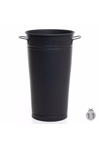 Emirler Metal Şemsiyelik Saksı Siyah Tek Ebat