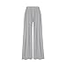 XUNRYAN Womens Wide Leg Casual Business Suit Pants Pleated High Waist Loose Fit Trousers Work Office Outfits Fashion Clothes Gray