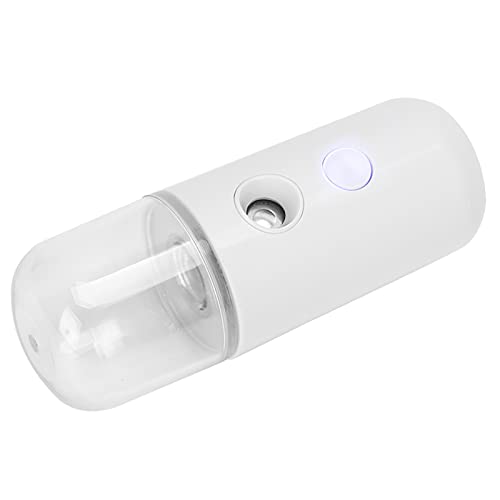Ycauty Rociador de Niebla Facial Nanohidratante Tecnología de Vibración de Velocidad Ultraalta para el Cuidado de la Piel Rociador Facial Portátil para Pieles Normales, Grasas, Secas y Sensibles ABS