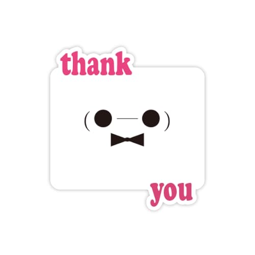 Jolies figurines Baymax Thank You Stickers Citation Grateful