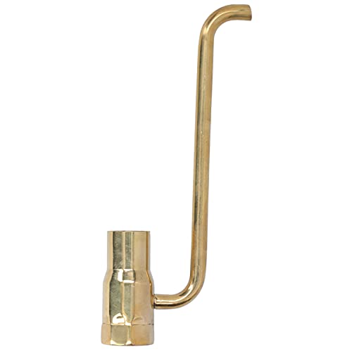 G1 DN25 Female Thread Fountain Nozzle Bubbling Spray Head Brass Construction Water Landscape Pond Sprinkler for Outdoor Water Gardens and Pools