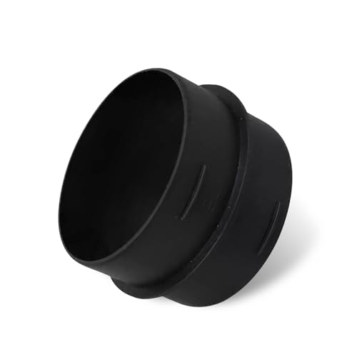 MOXRUQ Car Air Ducting Connector, 2.95'' 75mm OD Straight Air Heater Duct Joiner Connector Pipe, Compatible with Most Air Parking Heaters & 75mm Internal Diameter Ducting (Black)