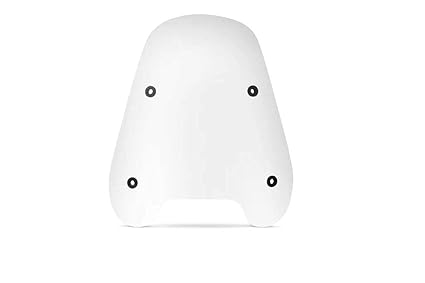 AUTONEST Bike Fiber Glass Front Windshield (Small) White for Royal Enfield Classic Desert Storm