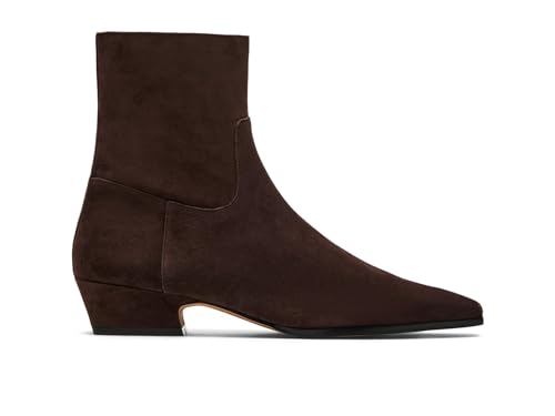 Steve Madden Steve Madden Women's Dusty Ankle Boot, Brown Leather, 6.5