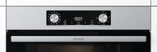 Foto von Gorenje OptiBake BOS 6737 E02X Einbau-Backofen / 77L / AquaClean/Heißluft/ExtraSteam/AirFry/PerfectGrill/Pizzamode 300°C/Edelstahl, Inox