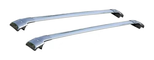 Porte-bagages verrouillable chrome de prestige, barres transversales de toit pour Q5
